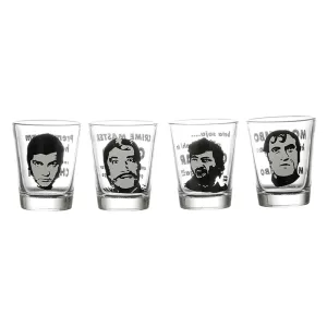 Villians Shot Glass (Set of 4)